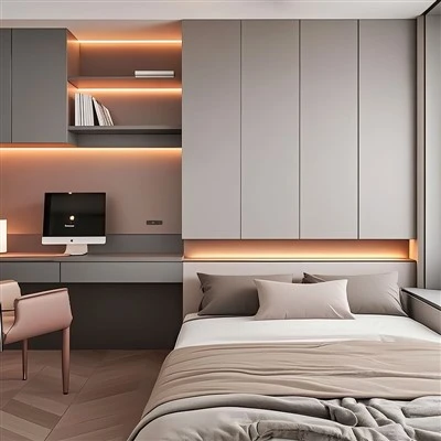 Italienisches minimalistisches Tatami-Schlafzimmersystem