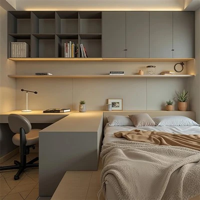 Modernes Tatami-Plattformbett mit Stauraum